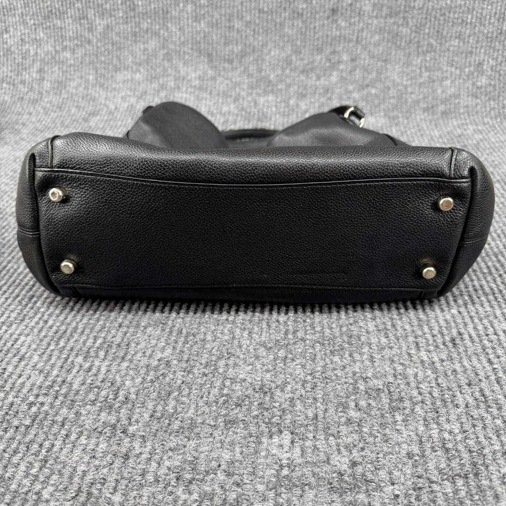 Vintage Coach Edie 31 Black Refined Pebbled Leather Shoulder Slouchy Hobo Bag - Picture 3 of 11